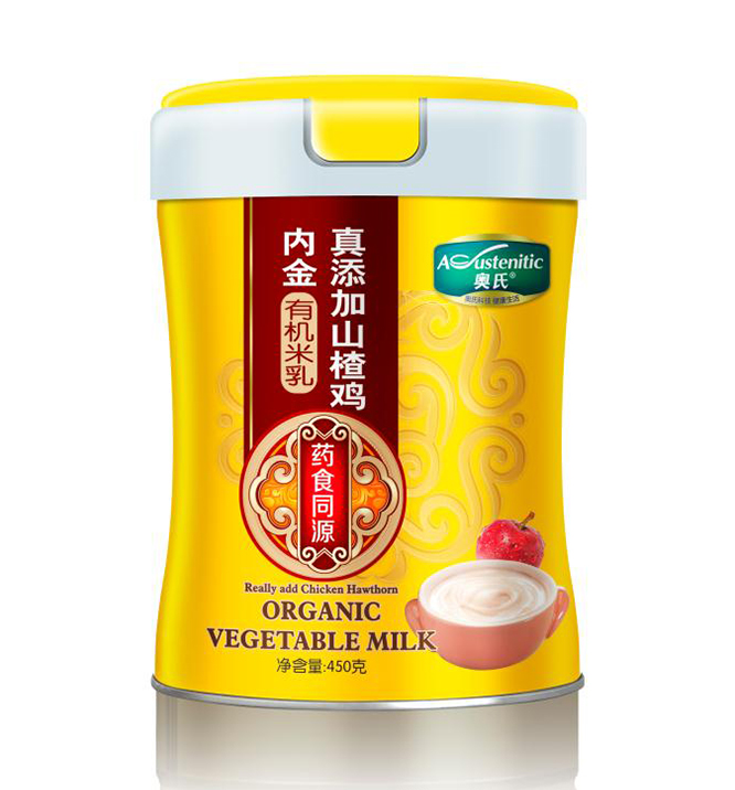 450克真添加山楂雞內金有機米乳