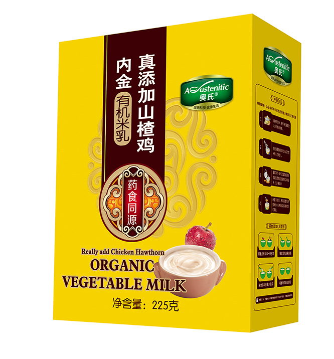 225克真添加山楂雞內金有機米乳