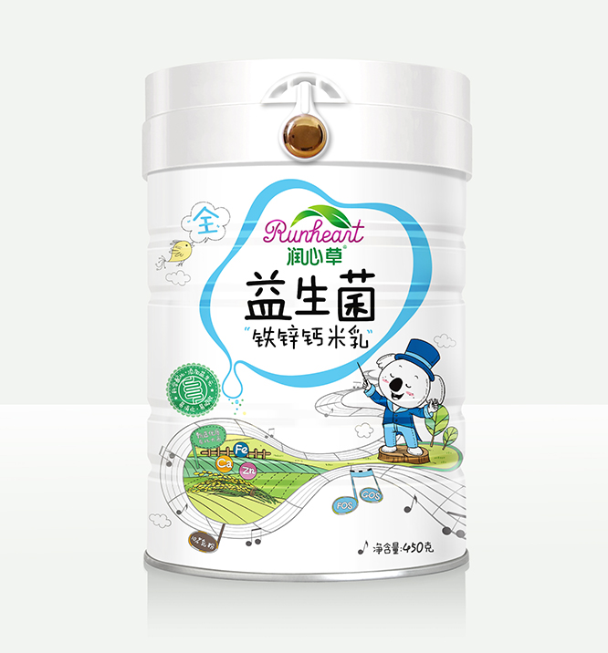 450克益生菌鐵鋅鈣米乳